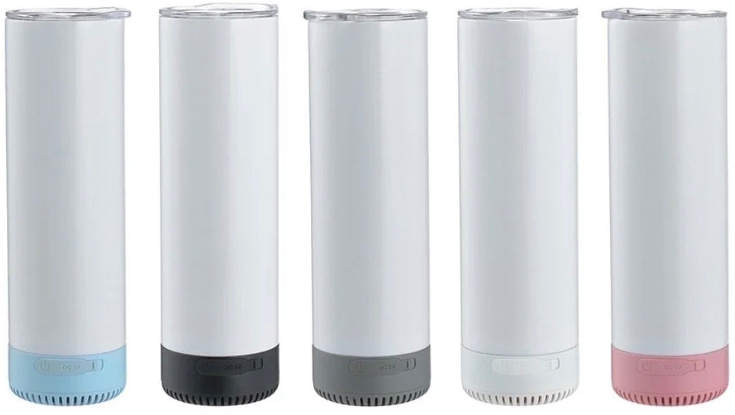 Stainless Steel Tumbler w/Bluetooth Speaker.