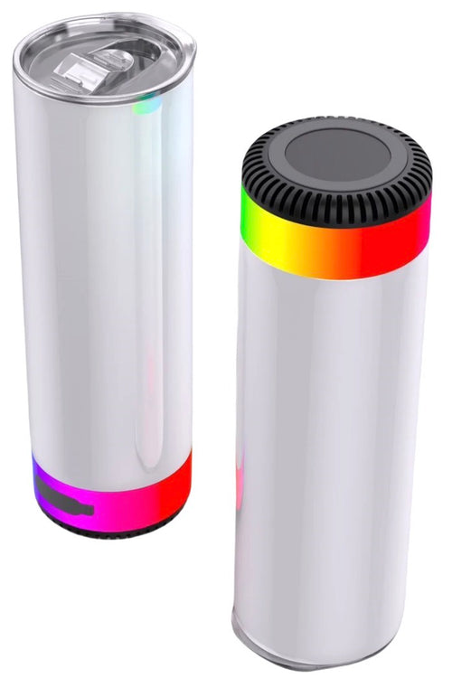 Stainless Steel Tumbler w/Bluetooth Speaker.